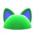 Flashy Pointy-Ear Animal Hat (Green) NH Icon.png