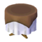 Round-Cloth Table (Brown - White) NL Model.png