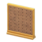 Short Simple Panel (Light Brown - Pegboard) NH Icon.png