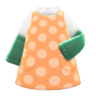 Sleeved Apron (Orange) NH Icon.png