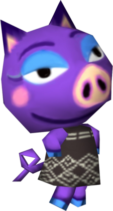 Artwork of Sue E the Pig