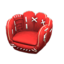 Throwback Mitt Chair (Red)