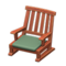 Artful Chair (Cherry Wood - Deep Green) NH Icon.png