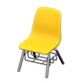 Basic School Chair (Yellow) NH Icon.png