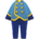 Concierge uniform's Light blue variant