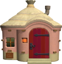 Puddles's house exterior