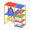Midsized Clothing Rack (Colorful - Neutral-Tone Clothes) NH Icon.png