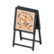Standing Shop Sign (Black - Bread) NH Icon.png