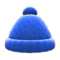 Aran-Knit Cap (Blue) NH Icon.png