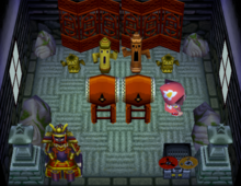 Limberg's house interior in Animal Crossing