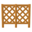 large lattice fence