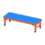 Outdoor Bench (Red - Blue)