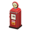 Retro Gas Pump (Red - Black Retro)