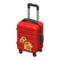 Rolling Suitcase (Red - Flowers) NH Icon.png