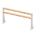 Safety railing's Light brown variant