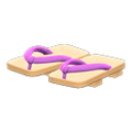 Kimono Sandals (Purple) NH Storage Icon.png