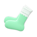 Lace Socks (Green) NH Icon.png