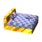 Modern Bed (Gold Nugget - Blue Plaid) NL Model.png