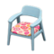 Nordic Chair (Blue - Flowers) NH Icon.png