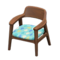 Nordic Chair (Dark Wood - Raindrops) NH Icon.png