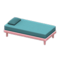 Simple Bed (Pink - Light Blue) NH Icon.png