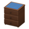 Simple Small Dresser (Brown - Blue) NH Icon.png