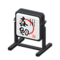 Standing Electric Sign (Black - Japanese Food) NH Icon.png