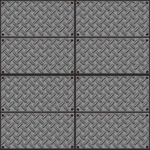 Texture of steel flooring