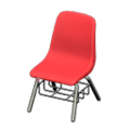Basic School Chair (Red) NH Icon.png