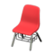 Basic School Chair (Red) NH Icon.png