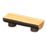 log bench
