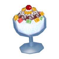 Shaved ice lamp