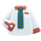 Work Shirt (Green-Striped Necktie) NH Icon.png