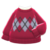Argyle Sweater (Red) NH Icon.png