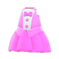 Chic Tuxedo Dress (Pink) NH Storage Icon.png