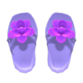 Flower Sandals (Purple) NH Icon.png