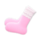Lace Socks (Pink) NH Icon.png