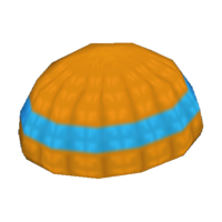 Orange knit hat