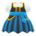 Pirate dress's Blue variant