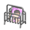 Tubular Magazine Rack (Silver - Teen Magazine) NH Icon.png