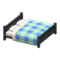 Wooden Double Bed (Black - Blue) NH Icon.png