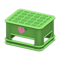 Bottle Crate (Green - Peach) NH Icon.png