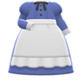Full-Length Maid Gown (Blue) NH Icon.png