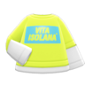 Printed Layered Shirt (Yellow) NH Icon.png