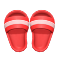 Shower Sandals (Red) NH Icon.png