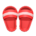 Shower sandals's Red variant