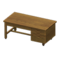 Sturdy Office Desk (Wood Grain) NH Icon.png