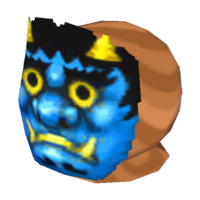 Blue ogre mask