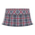Checkered School Skirt (Dark Gray) NH Icon.png