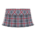 Checkered school skirt's Dark gray variant